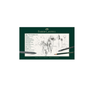 F.CASTELL 112974 SET PITT GRAPHITE TIN BIG