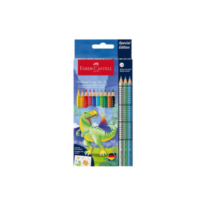 F.CASTELL 201545 CP COLOUR GRIP DINOSAURUS 10+3