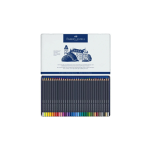 FABER CASTELL 114736  COLOUR PENCIL GOLDFABER TIN OF 36