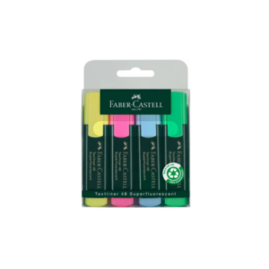 FABER CASTELL 254831 HIGHLIGHTER TL 48 WALLET OF 4 CARTON