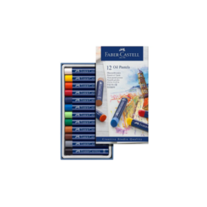 FABER CASTELL 127012 OIL PASTEL CRAY. BOX OF 12