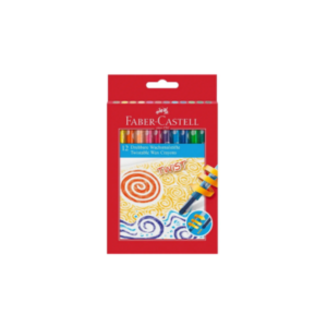 FABER CASTELL 120003 TWISTABLE WAX CRAYONS CARDBOARD OF 12