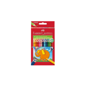 FABER CASTELL 116501 NGJYRA DRURI TRIANGULAR JUMBO BOX 5.4MM 12PC