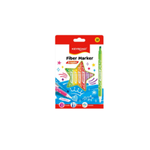 BOJERA UJI FIBER MARKER DUO TIP ERASABLE 12PCS KEYROAD