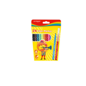 BOJERA UJI FIBER MARKER FINE TIP 24PCS KEYROAD