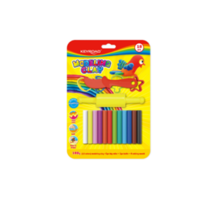 PLASTELINA 180GRS 12 NGJYRA  MODELING CLAY ME 1 THIKE DHE RUL