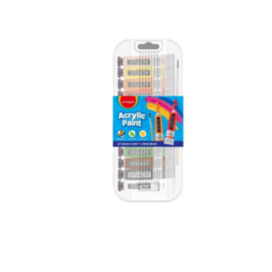 BOJERA AKRILIK 12X12ML + 1PENEL KEYROAD